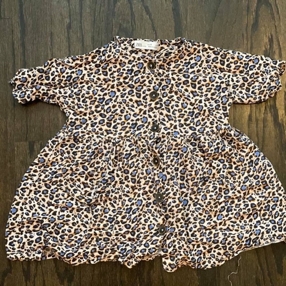 Zara Kids Cheetah Print Dress
